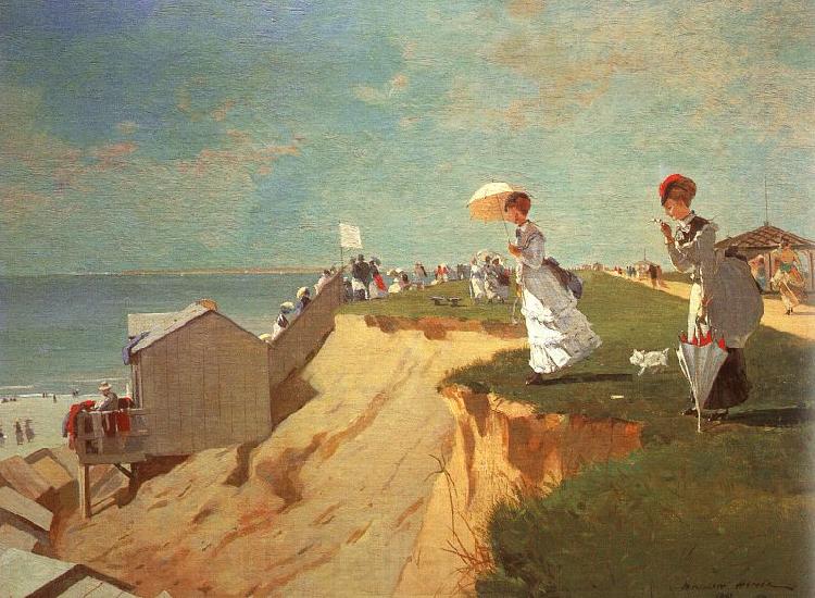 Winslow Homer Long Branch, New Jersey Norge oil painting art